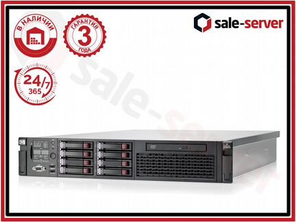 Сервер HP DL380 G7 8SFF 2x E5620 72GB 750W