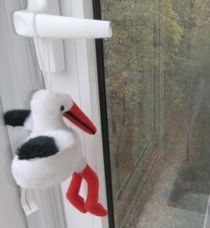 Аист Новая мягкая игрушка, сувенир Франция