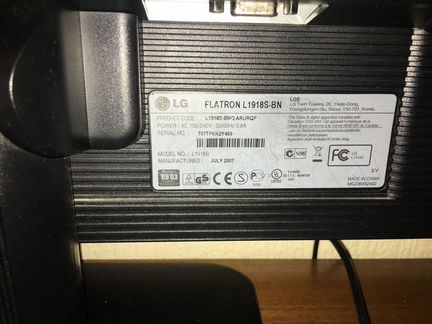 Монитор LG flatron L1918S