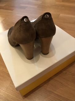 Туфли замшевые коричневые замшевые