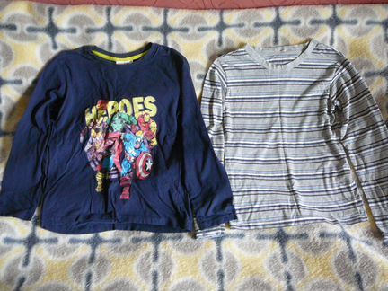 Р.146-152 лонгслив, футболка д/р, брюки спортивные