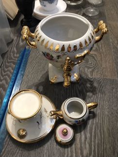 Гжель декоративный самовар