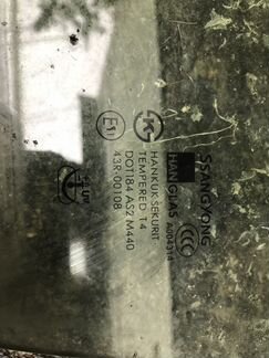 Стекло двери Ssangyong Rexton II Рекстон 2