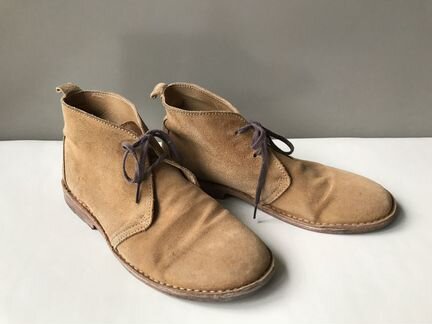 Жёлто-оранжевые ботинки Uterque