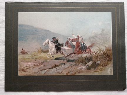 Хромолитографии из Живописного обозрения 1892 г