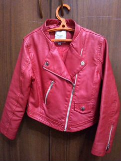 Куртка кожаная 116см