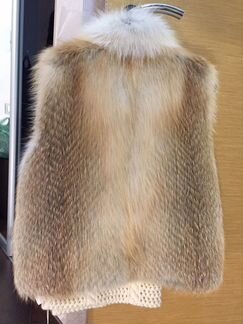 Жилет меховой лиса