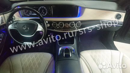 Торпеда кожаная Mercedes S500 222
