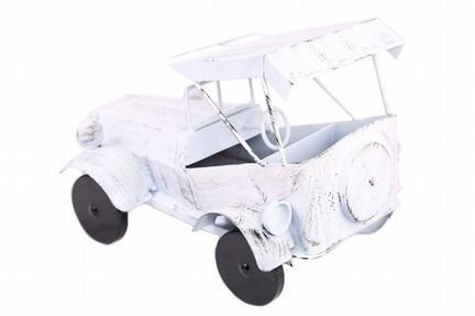 Фигурка Ретро-Автомобиль Цвет: Белый, Серый (13х14х21 см)