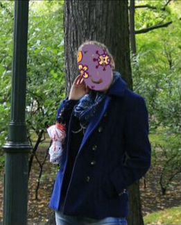 Пальто синее размер М