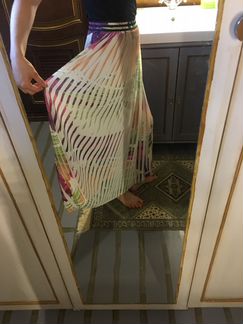 Юбка длинная плиссе Италия