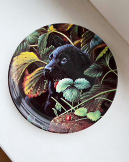Wedgwood щенок лабрадора с земляникой, Англия