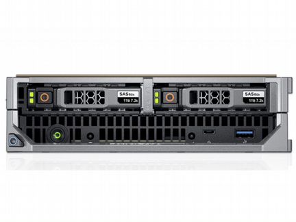 Лезвие dell M630, 2xE5-2698v3, 512GB, H730)