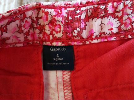 Шорты Gap из США, футболки Tommy Hilfiger на 4-6ле