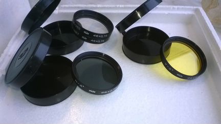 Светофильтры 46х0,75 N-4Х, Y-2x, F667, F250