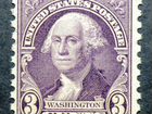 Марка Вашингтон 1932 3 cent без гашения