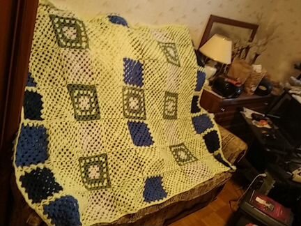 Плед модель квадраты