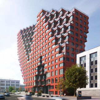 1-к апартаменты, 44.6 м², 6/19 эт.