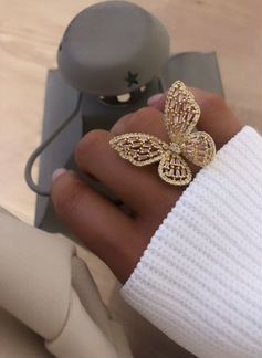 Кольцо бабочка