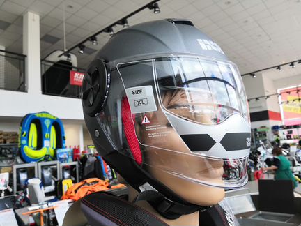 Открытый шлем Jet Helmet IXS 851 длинное стекло