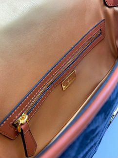 Новая женская сумка на плечо Fendi синяя