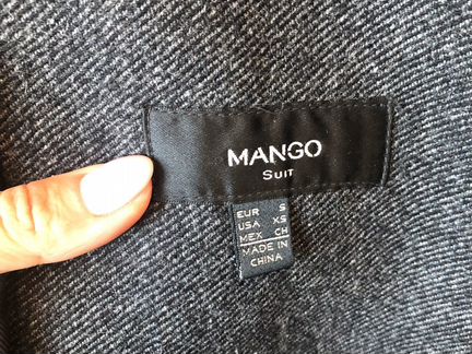 Пальто mango шерсть