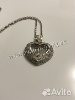 Золотой кулон с бриллиантами Шопард