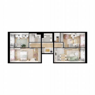 3-к квартира, 76.2 м², 14/17 эт.