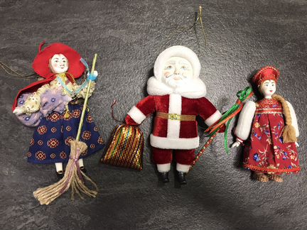 Елочные игрушки ручной работы 