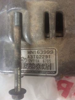 Генератор mitsubishi MN163999, A3TG2291,12V110A