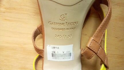 Босоножки от gastone lucioli, размер 24,5