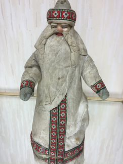 Антикварный Дед Мороз из ваты Ленинград