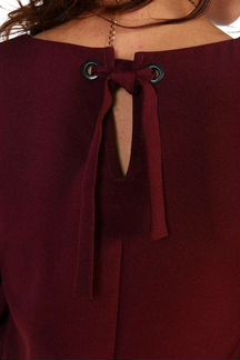 Платье бардовое (р-р 44, новое)