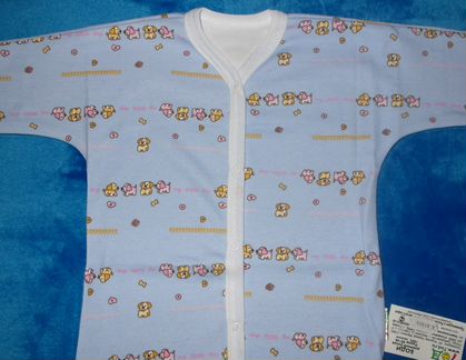 Новое боди с длинным рукавом 7OD, 80 см