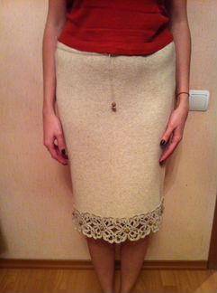 Юбка новая льняная, натуральное волокно