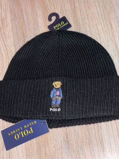 Шапка из шерсти polo ralph lauren bear оригинал