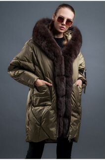 Парка Новая с натуральным мехом Писца