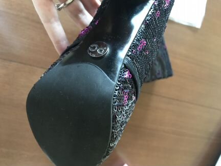 Стильные полусапоги Paolo Conte с пайетками