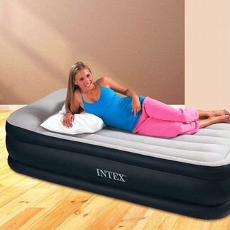 Надувная большая высокая кровать Intex все модели