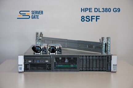 Сервер HP DL380 G9 8SFF 2x E5-2680v3 384 GB