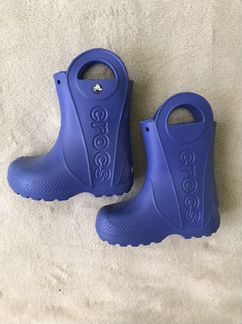 Детские резиновые сапоги crocs