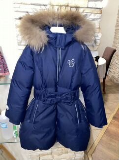 Пуховик для девочки Nels 110-116