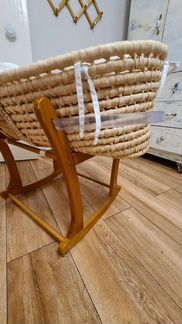 Люлька колыбель плетеная mothercare