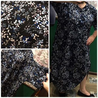 Платье летнее легчайшее новое от 58 до 66