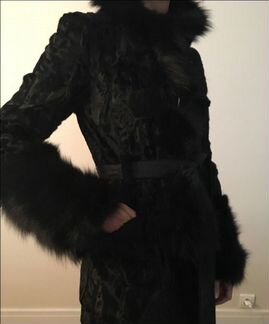 Пальто из меха лисы Yves Salomon