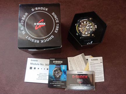 Casio GWF-A1000-1A Первые аналоговые Frogman New