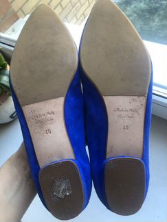 Лодочки без каблука Без следов носки