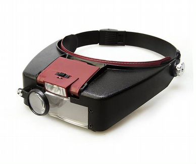 Лупа налобная с подсветкой Veber MG81007A, 1,8x4,8