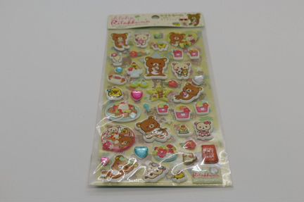 Объёмные наклейки Рилаккума rilakkuma
