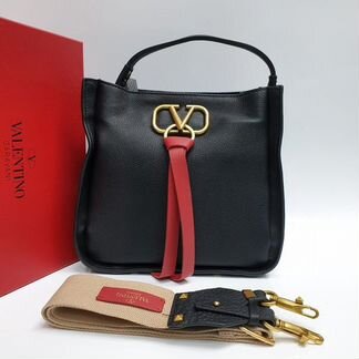 Сумка Fendi Peekaboo Матовая Фенди 32 Черная Розов